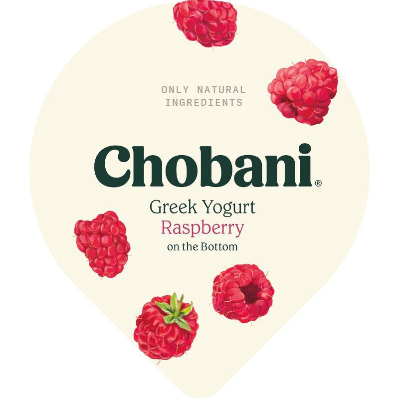 slide 6 of 7, Chobani Raspberry on the Bottom Nonfat Greek Yogurt - 5.3oz, 5.3 oz