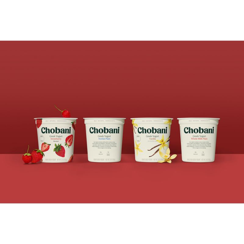 slide 6 of 7, Chobani Vanilla Blended Nonfat Greek Yogurt - 14g Protein 32oz, 14 gram, 32 oz