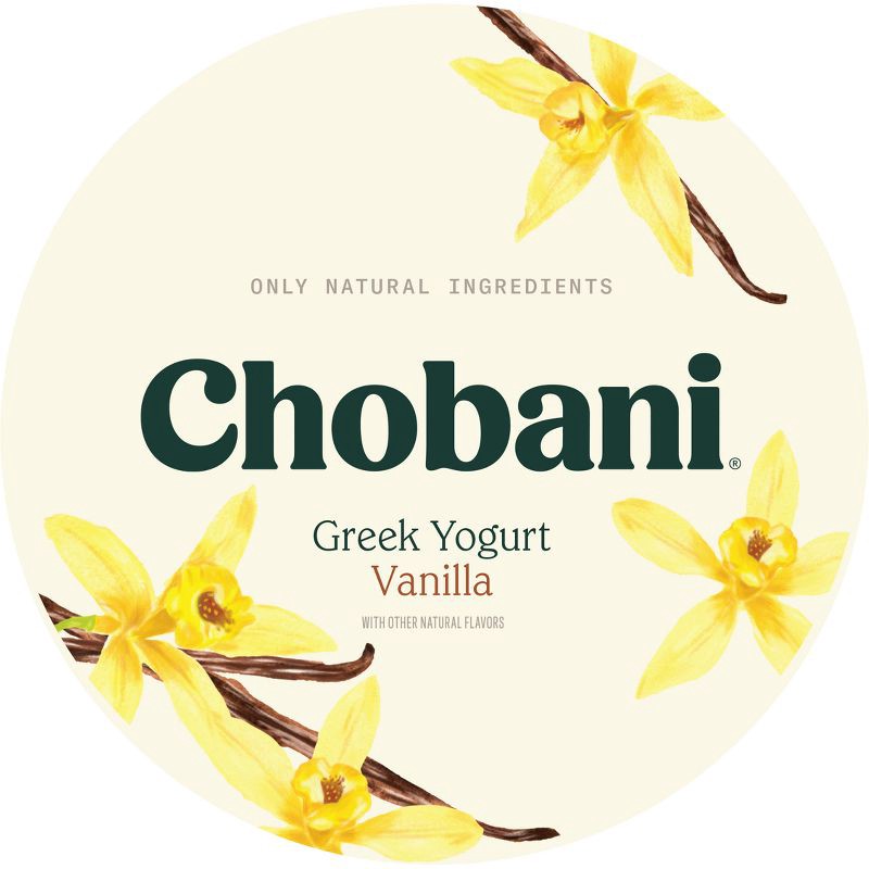 slide 7 of 7, Chobani Vanilla Blended Nonfat Greek Yogurt - 14g Protein 32oz, 14 gram, 32 oz