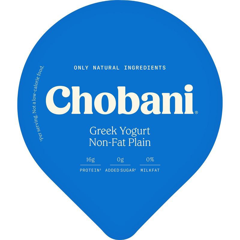 slide 6 of 7, Chobani Plain Nonfat Greek Yogurt - 32oz, 32 oz