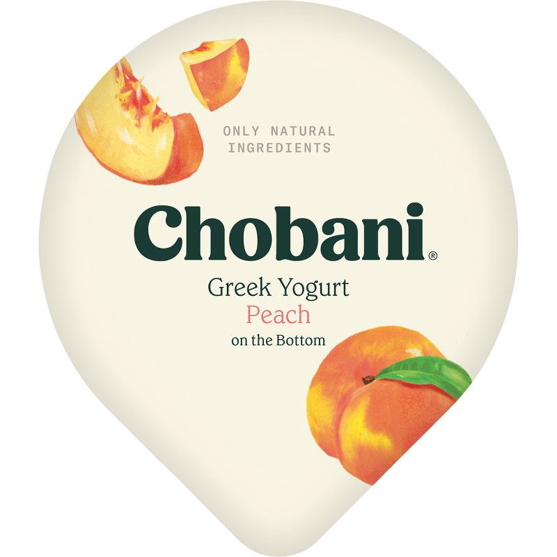 slide 8 of 8, Chobani Peach on the Bottom Nonfat Greek Yogurt - 5.3oz, 5.3 oz