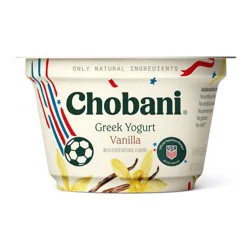 Chobani Vanilla Blended Nonfat Greek Yogurt - 12g Protein 5.3oz