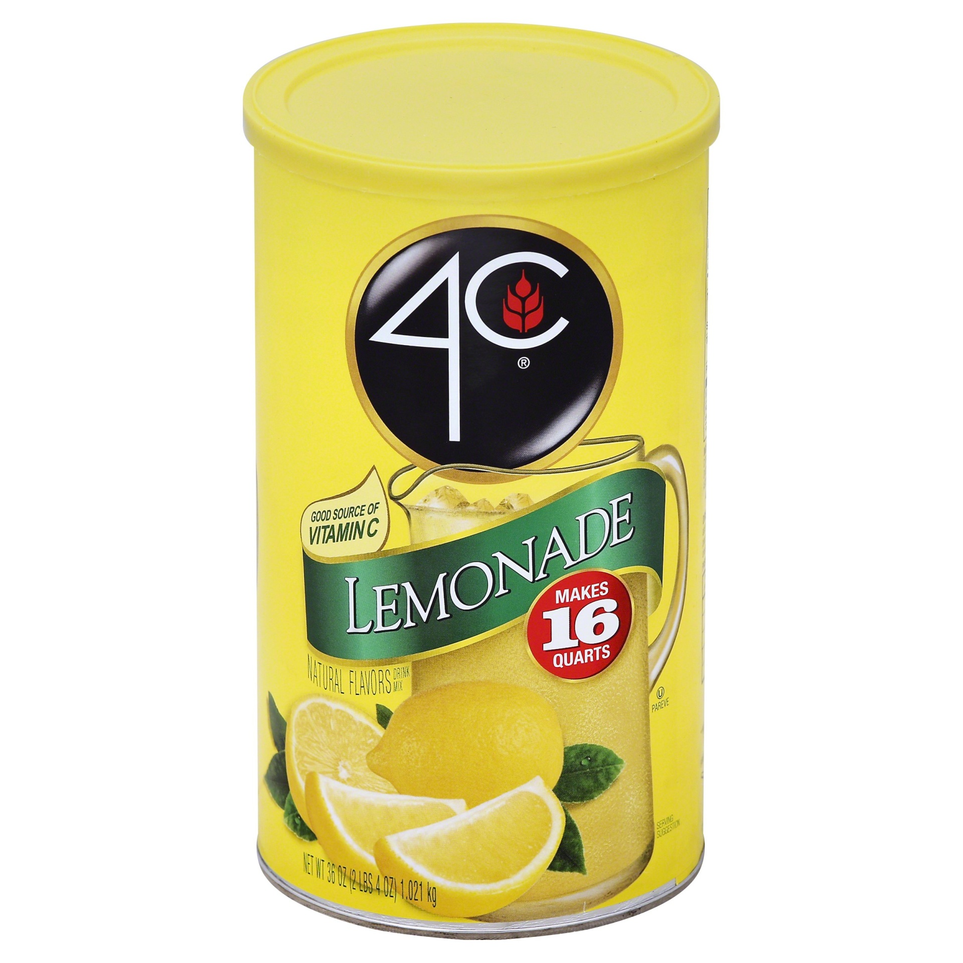 slide 1 of 1, 4C Lemonade Powder Drink Mix, 36 oz