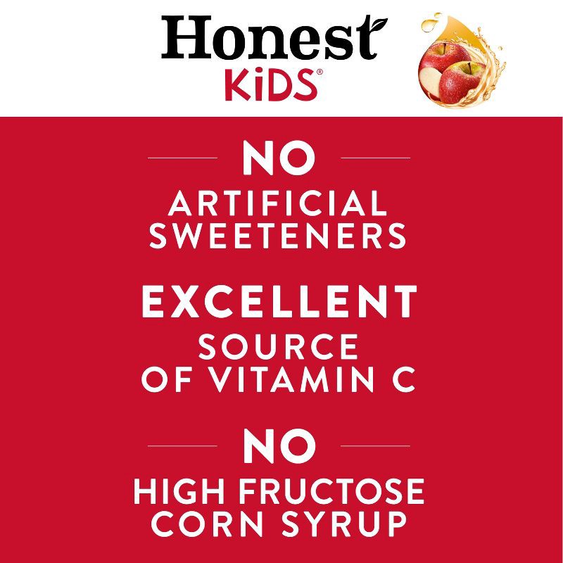 slide 4 of 8, Honest Kids Super Fruit Punch Organic Juice Drinks - 8pk/6.75 fl oz Pouches, 8 ct; 6.75 fl oz