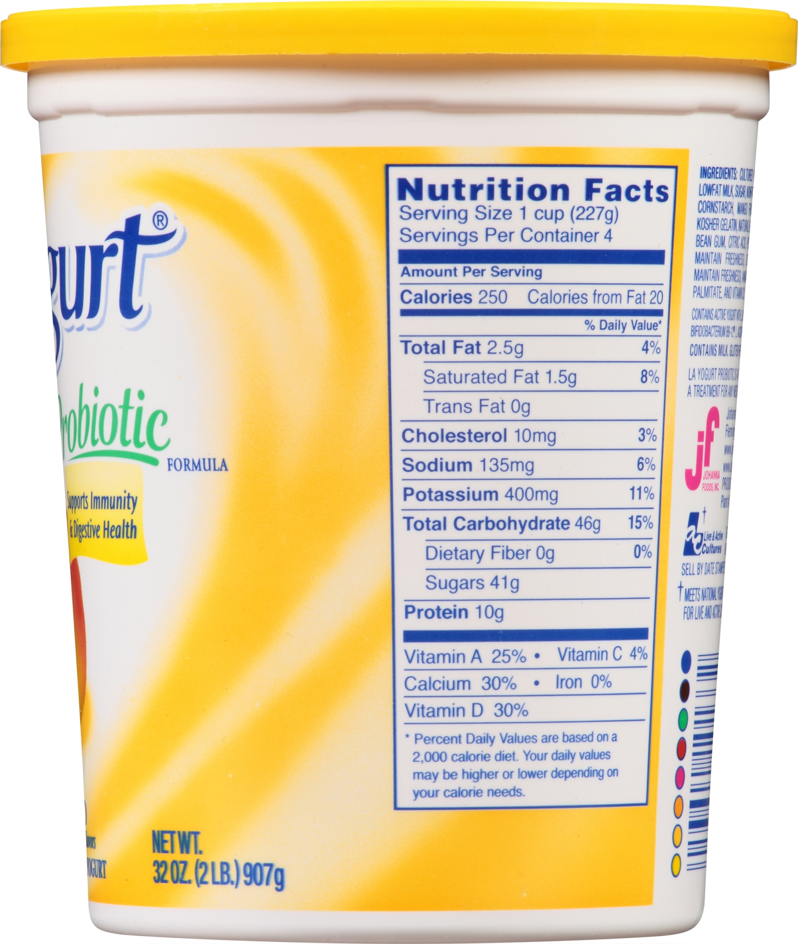slide 5 of 5, La Yogurt Mango Yogurt 32 Ounces, 32 oz