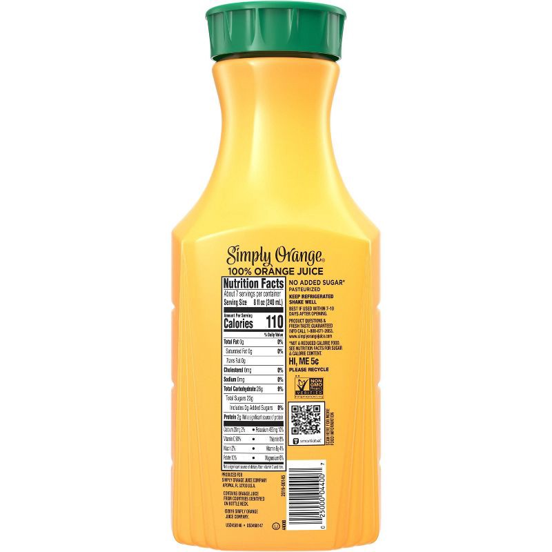 slide 6 of 10, Simply Beverages Simply Orange High Pulp Juice - 52 fl oz, 52 fl oz