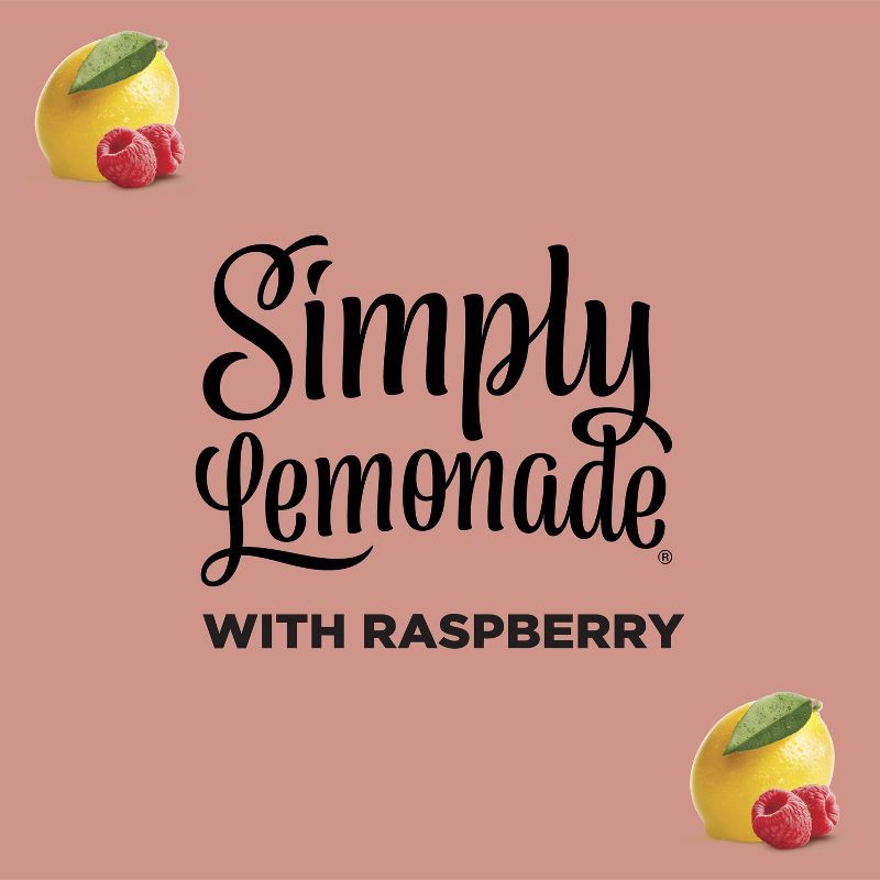 slide 3 of 8, Simply Beverages Simply Lemonade with Raspberry Juice - 52 fl oz, 52 fl oz