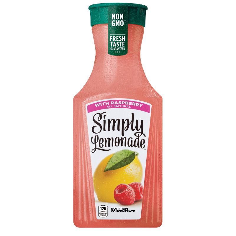 slide 1 of 6, Simply Beverages Simply Lemonade with Raspberry Juice - 52 fl oz, 52 fl oz