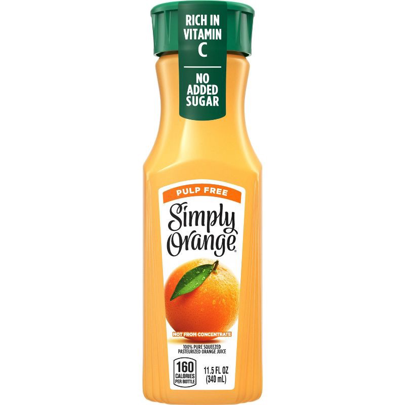 slide 2 of 14, Simply Beverages Simply Orange Juice Original - 11.5oz, 11.5 oz