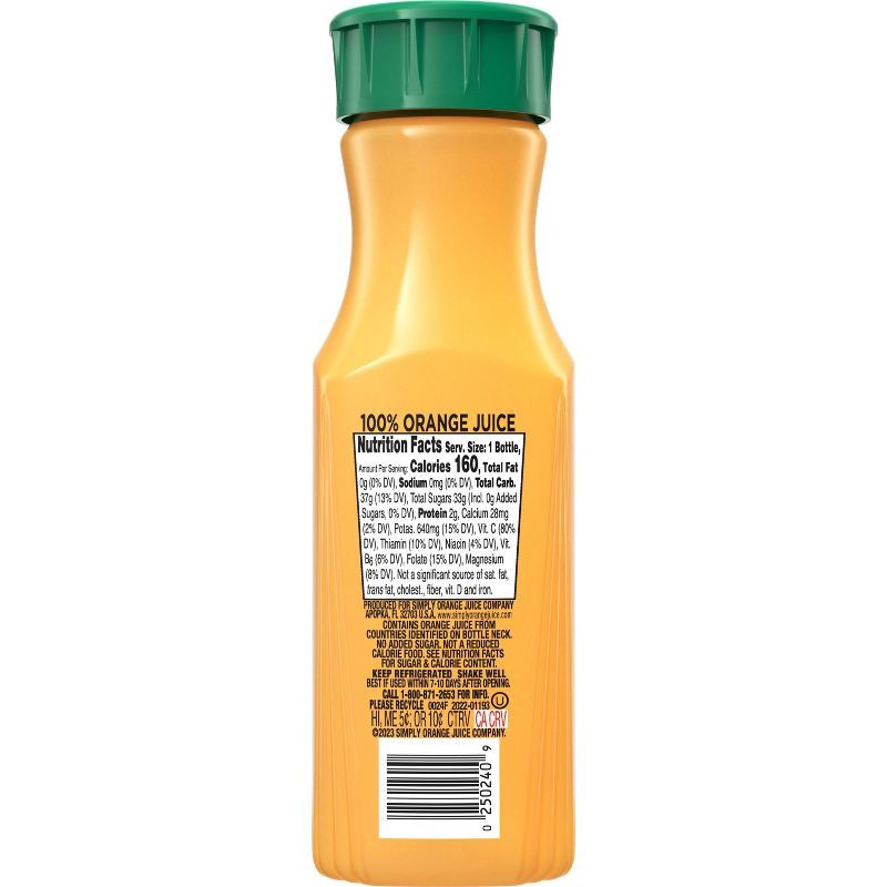 slide 7 of 14, Simply Beverages Simply Orange Juice Original - 11.5oz, 11.5 oz