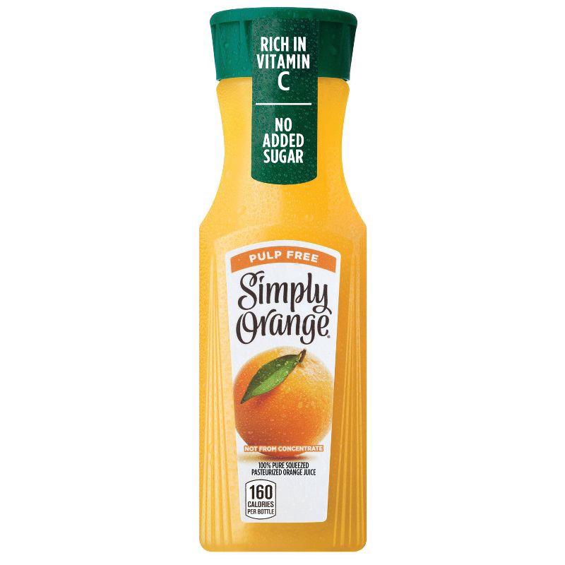 slide 1 of 14, Simply Beverages Simply Orange Juice Original - 11.5oz, 11.5 oz