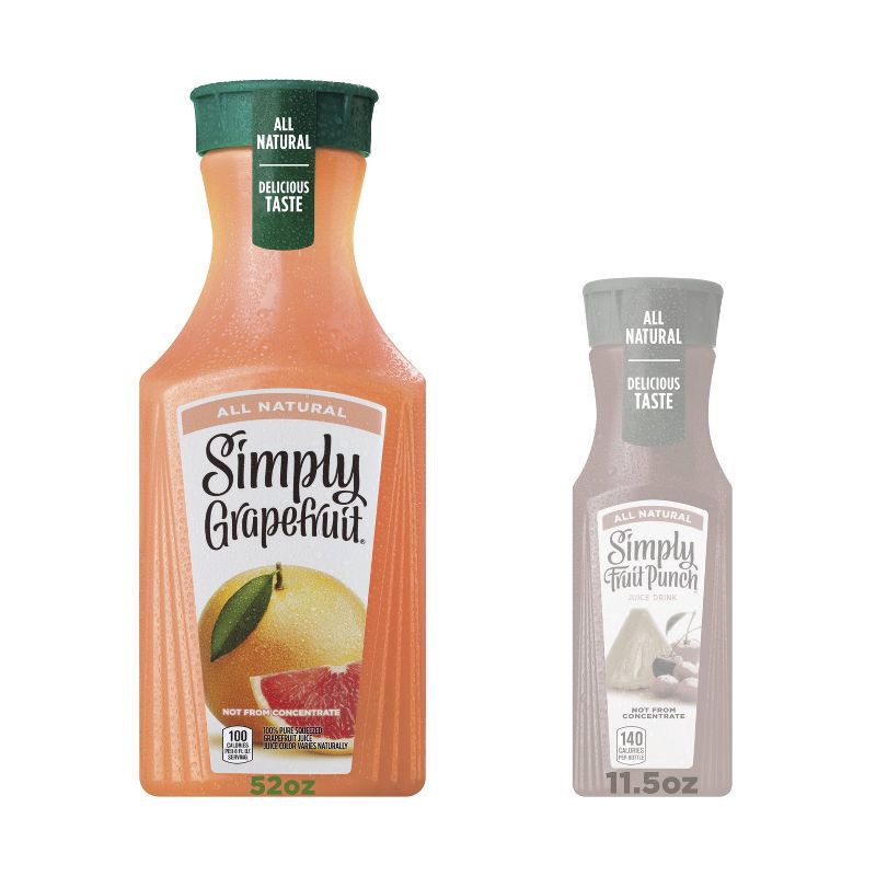 slide 11 of 15, Simply Beverages Simply Grapefruit Pulp Free Juice - 52 fl oz, 52 fl oz