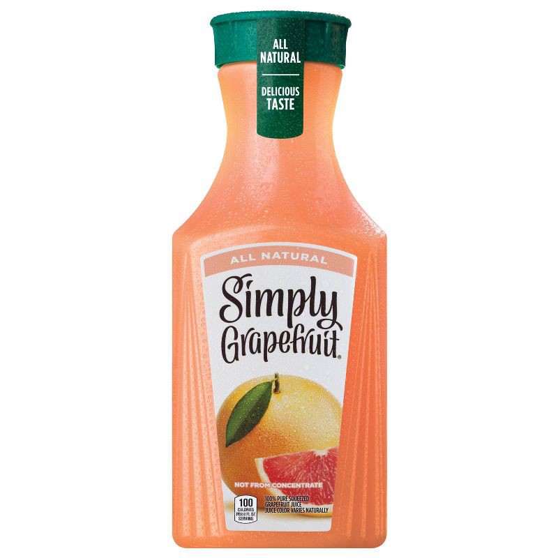 slide 1 of 11, Simply Beverages Simply Grapefruit Pulp Free Juice - 52 fl oz, 52 fl oz