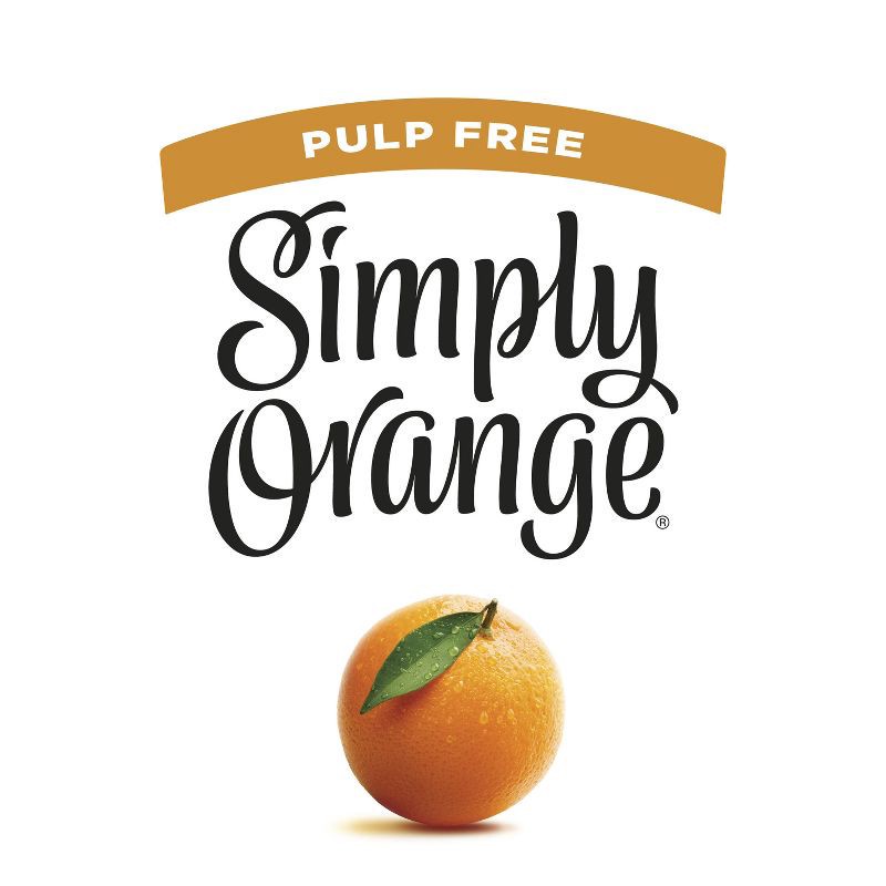 slide 4 of 10, Simply Beverages Simply Orange Pulp Free Juice - 52 fl oz, 52 fl oz