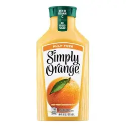 Simply Beverages Simply Orange Pulp Free Juice - 89 fl oz