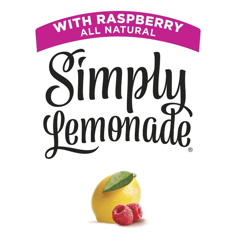 slide 3 of 11, Simply Beverages Simply Lemonade with Raspberry - 11.5oz, 11.5 oz