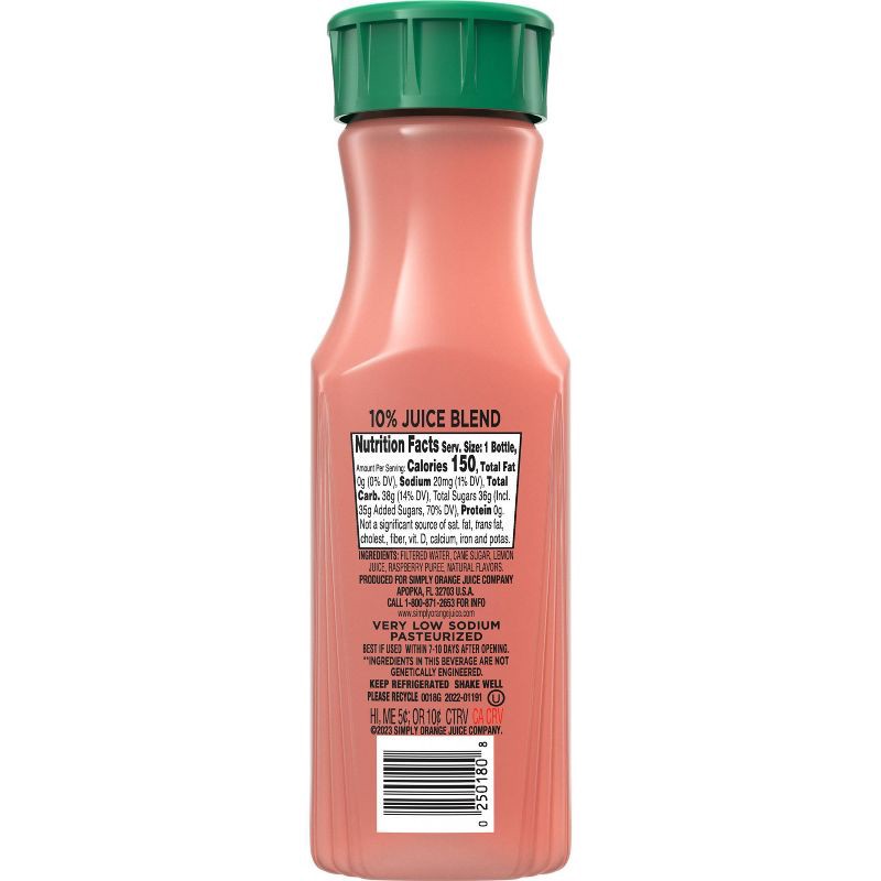 slide 6 of 11, Simply Beverages Simply Lemonade with Raspberry - 11.5oz, 11.5 oz