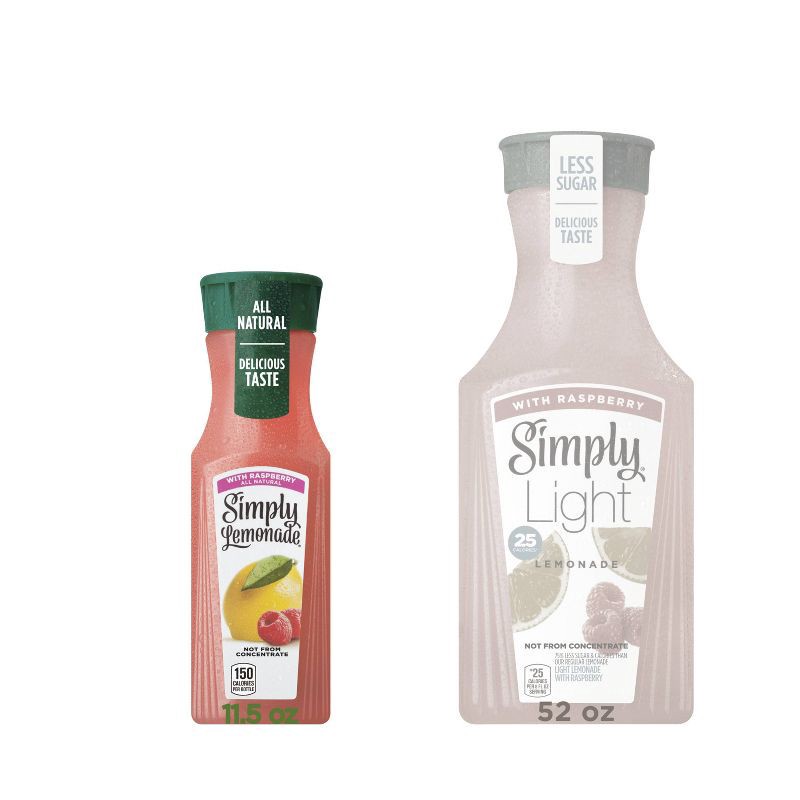 slide 7 of 11, Simply Beverages Simply Lemonade with Raspberry - 11.5oz, 11.5 oz