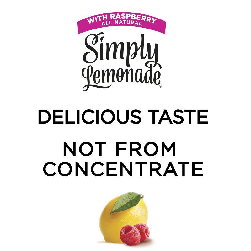 slide 10 of 11, Simply Beverages Simply Lemonade with Raspberry - 11.5oz, 11.5 oz