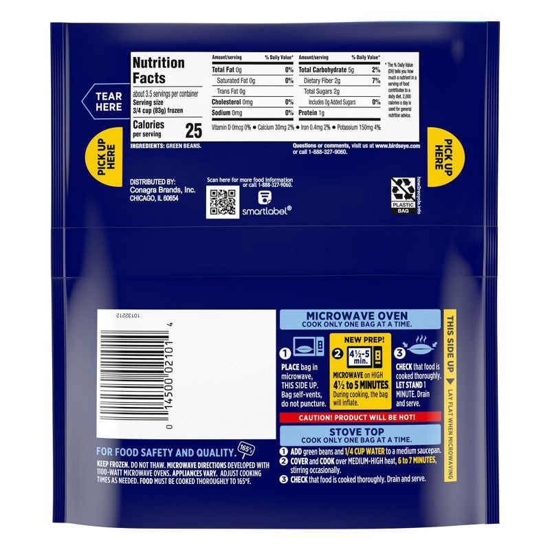 slide 6 of 8, Birds Eye Steamfresh Frozen Cut Green Beans - 10oz, 10 oz