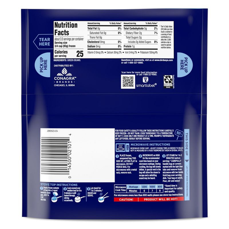 slide 4 of 9, Birds Eye Steamfresh Frozen Cut Green Beans - 10oz, 10 oz