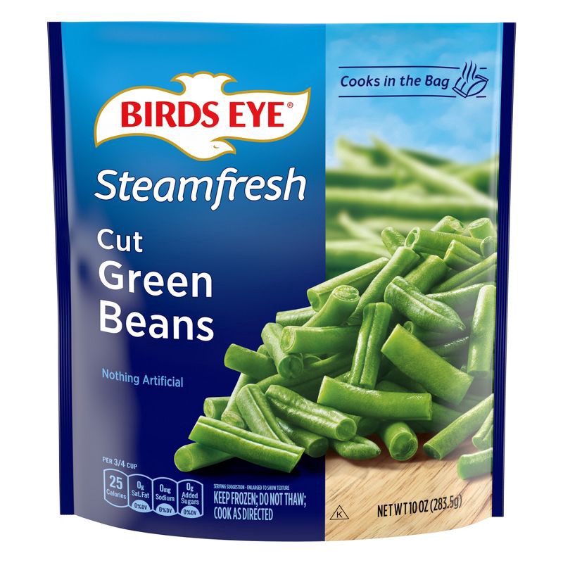 slide 1 of 7, Birds Eye Steamfresh Frozen Cut Green Beans - 10oz, 10 oz