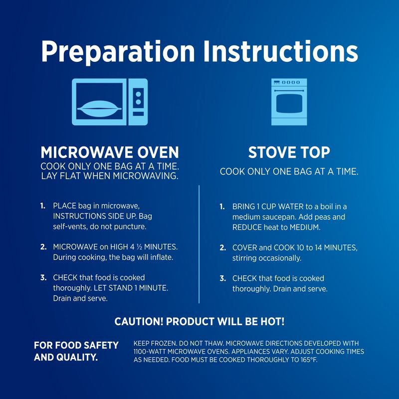 slide 6 of 7, Birds Eye Steamfresh Frozen Sweet Peas - 10oz, 10 oz