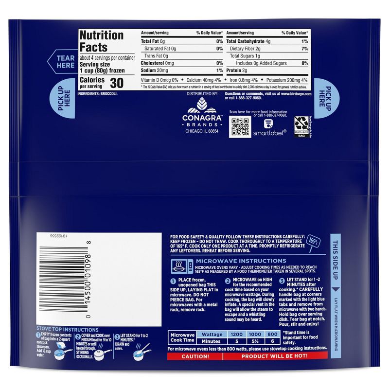 slide 7 of 7, Birds Eye Steamfresh Frozen Broccoli Cuts - 10.8oz, 10.8 oz