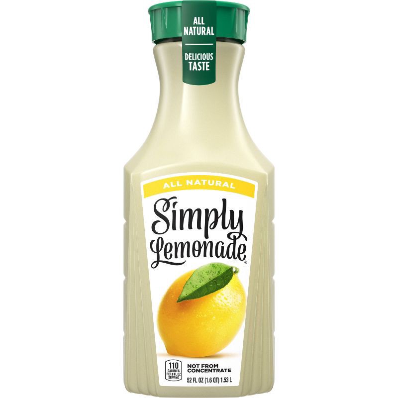 slide 1 of 15, Simply Beverages Simply Lemonade - 52 fl oz, 52 fl oz