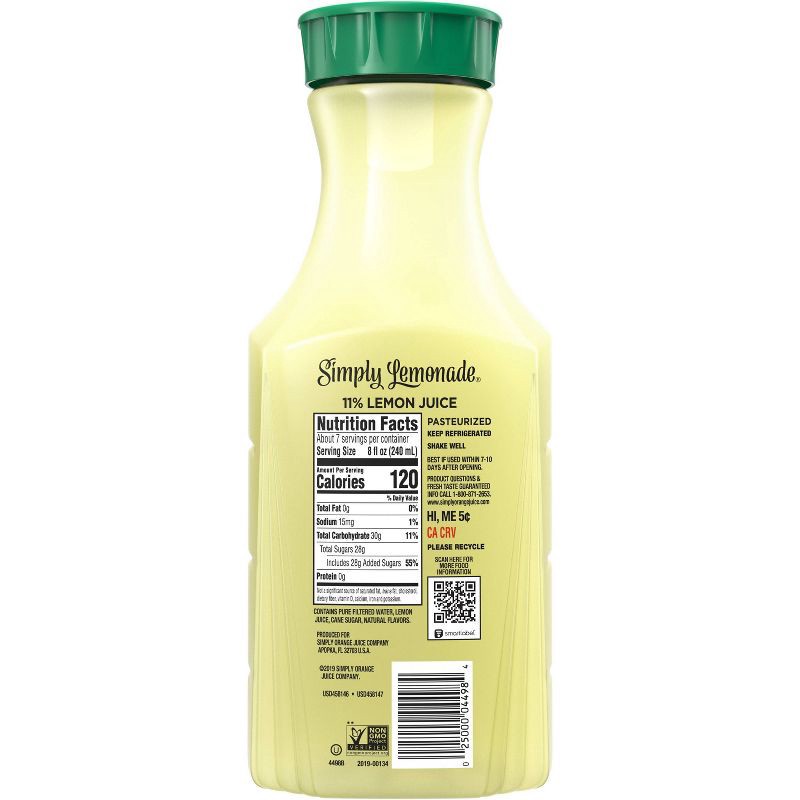 slide 8 of 15, Simply Beverages Simply Lemonade - 52 fl oz, 52 fl oz