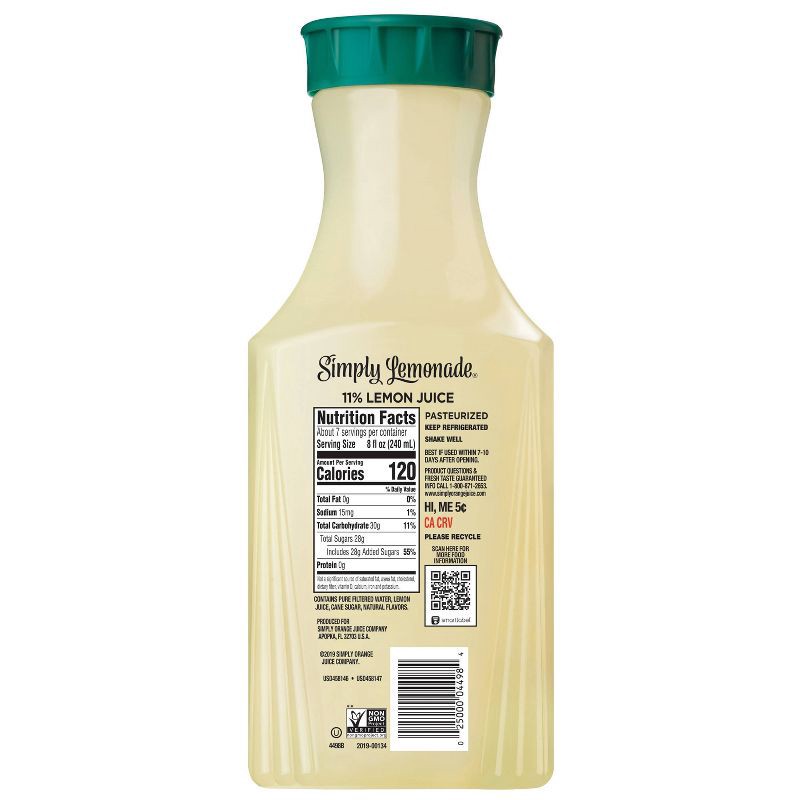 slide 9 of 15, Simply Beverages Simply Lemonade - 52 fl oz, 52 fl oz