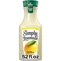 Simply Beverages Simply Lemonade - 52 fl oz: Low Sodium, No Artificial Flavors