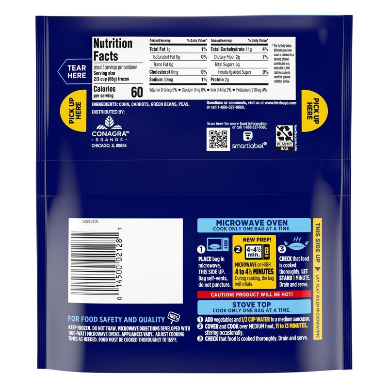 slide 6 of 6, Birds Eye Steamfresh Frozen Mixed Vegetables - 10oz, 10 oz