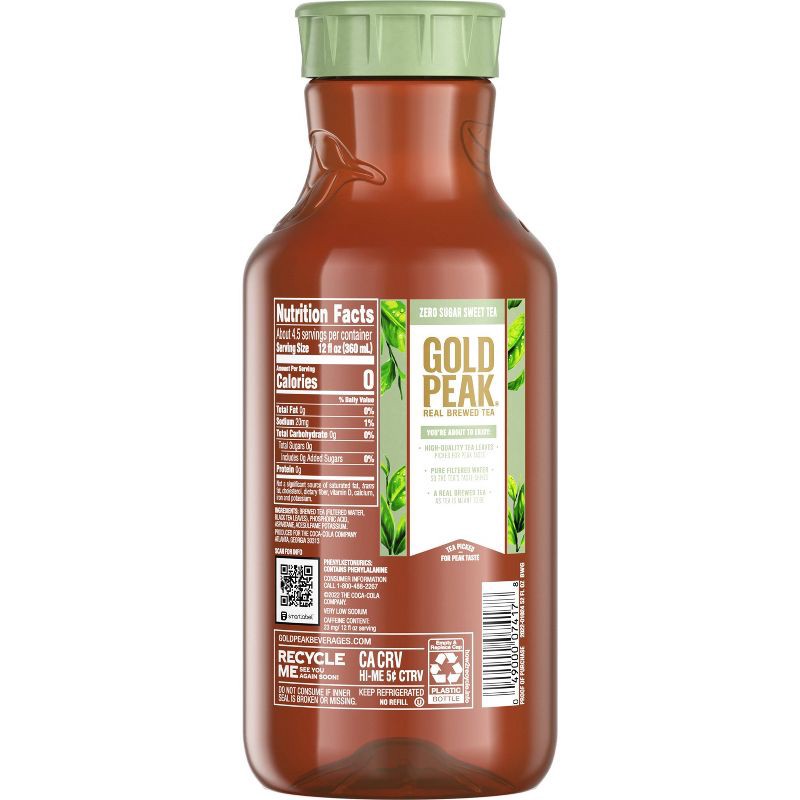 slide 6 of 9, Gold Peak Diet Iced Tea Drink - 52 fl oz, 52 fl oz