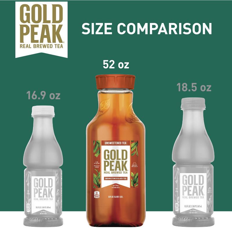 slide 4 of 8, Gold Peak Sweetened Black Iced Tea Drink - 52 fl oz, 52 fl oz