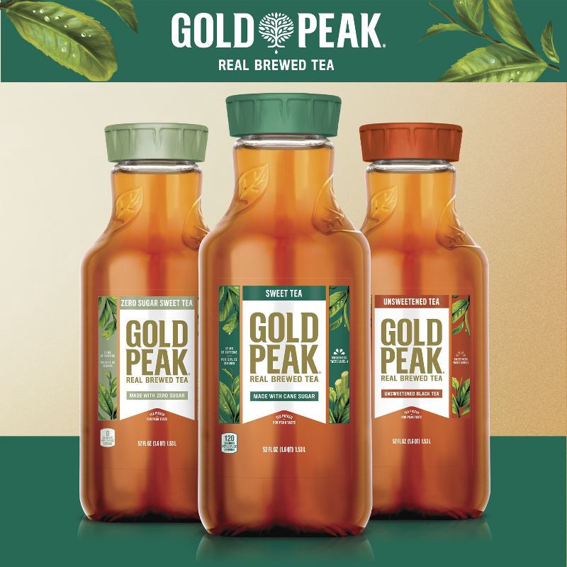 slide 6 of 8, Gold Peak Sweetened Black Iced Tea Drink - 52 fl oz, 52 fl oz