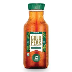 Gold Peak Sweetened Black Iced Tea Drink - 52 fl oz: Caffeinated, Low Sodium, No Preservatives