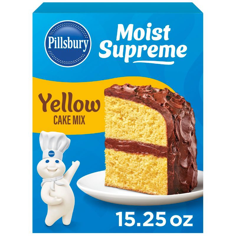 slide 1 of 10, Pillsbury Moist Supreme Yellow Cake Mix - 15.25oz, 15.25 oz