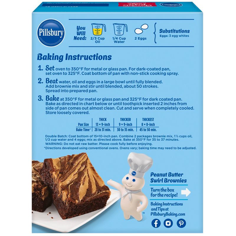 slide 6 of 9, Pillsbury Chocolate Fudge Brownie Mix - 18.4oz, 18.4 oz