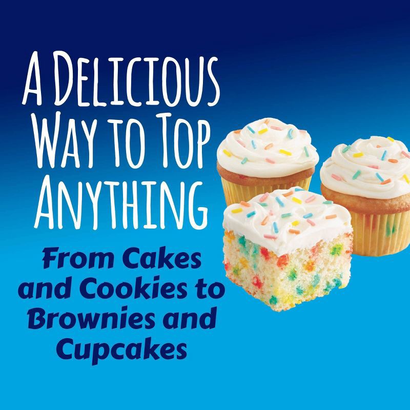 slide 5 of 9, Pillsbury Funfetti Vanilla Flavored Frosting - 15.6oz, 15.6 oz