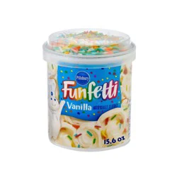 Pillsbury Funfetti Vanilla Flavored Frosting - 15.6oz