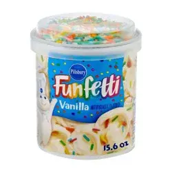 Pillsbury Funfetti Vanilla Flavored Frosting - 15.6oz