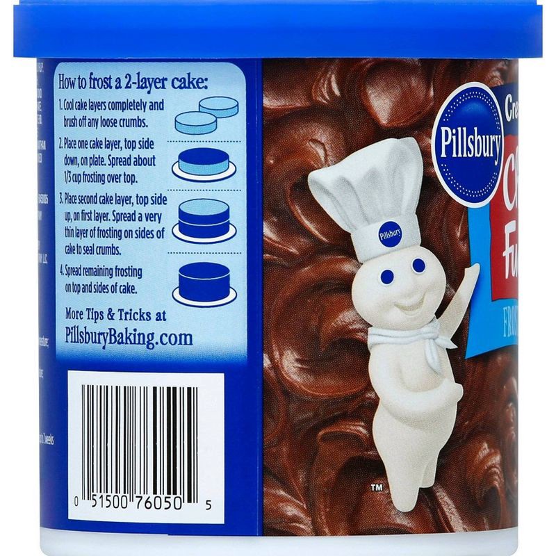 slide 2 of 6, Pillsbury Creamy Supreme Chocolate Fudge Flavored Frosting - 16oz, 16 oz