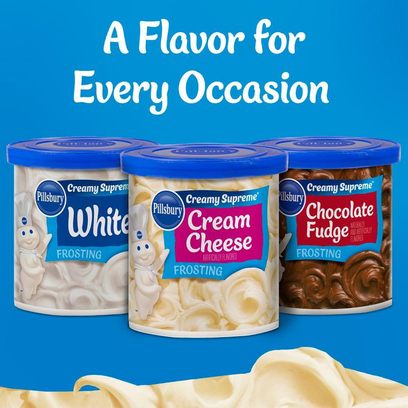 slide 6 of 7, Pillsbury Creamy Supreme Cream Cheese Frosting - 16oz, 16 oz