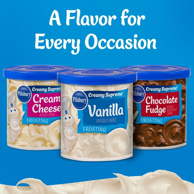 slide 8 of 9, Pillsbury Creamy Supreme Vanilla Frosting - 16oz, 16 oz