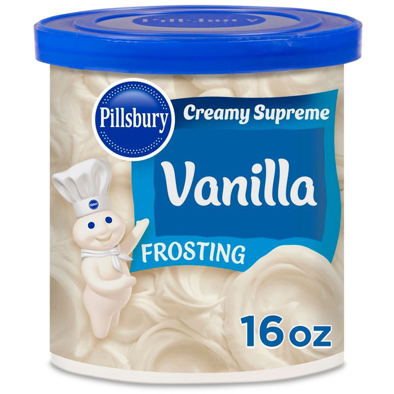 slide 1 of 9, Pillsbury Creamy Supreme Vanilla Frosting - 16oz, 16 oz