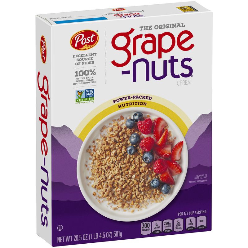 slide 2 of 10, Grape-Nuts Breakfast Cereal - 20.5oz - Post, 20.5 oz