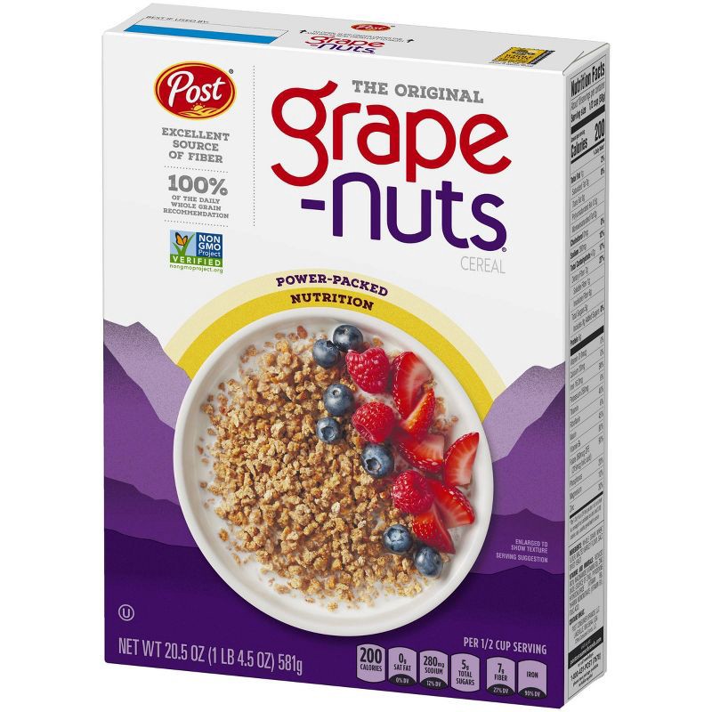 slide 9 of 10, Grape-Nuts Breakfast Cereal - 20.5oz - Post, 20.5 oz