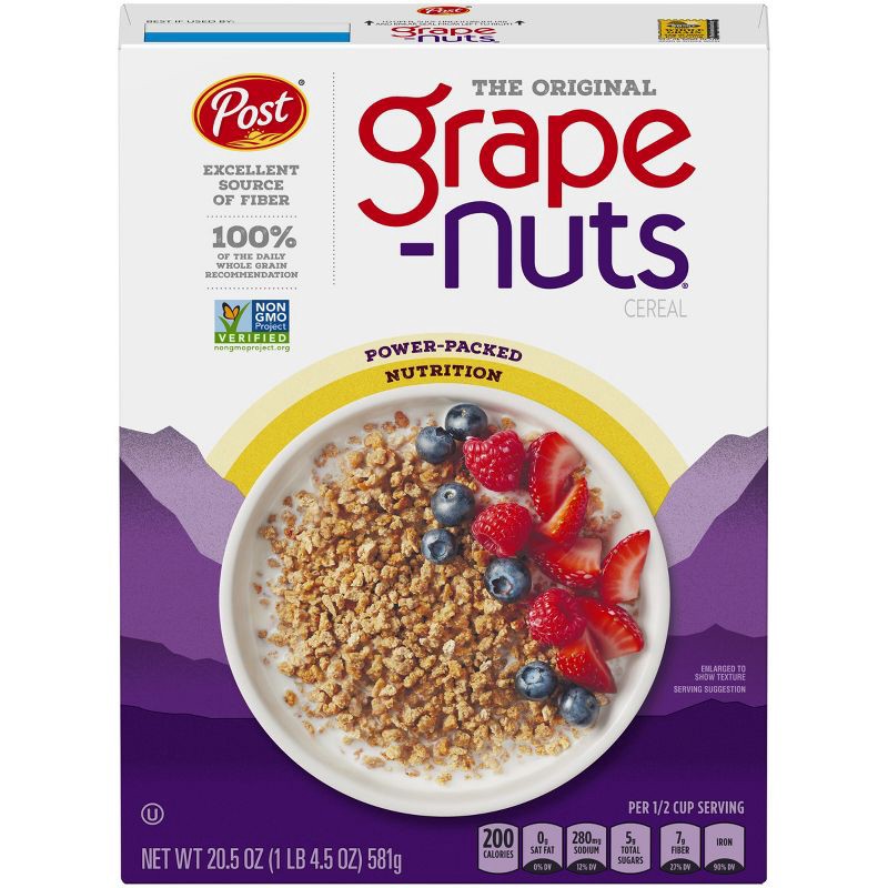 slide 1 of 10, Grape-Nuts Breakfast Cereal - 20.5oz - Post, 20.5 oz