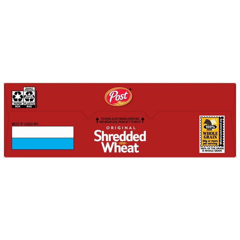 slide 12 of 19, Shredded Wheat Spoon Size Breakfast Cereal - 16.4oz - Post, 16.4 oz
